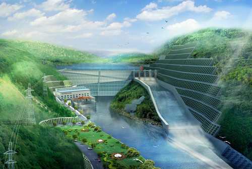 陇县老挝南塔河1号水电站项目
